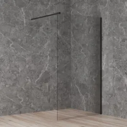 Душевая перегородка 100x195 стекло прозрачное