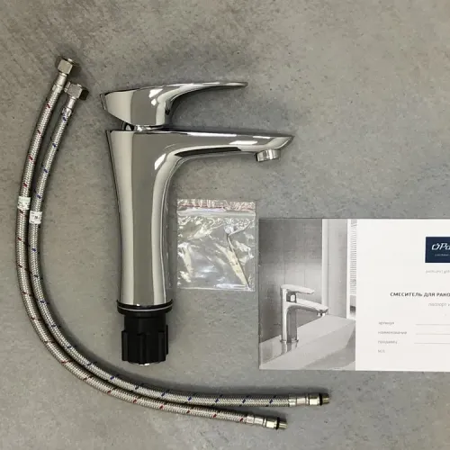 Смеситель для раковины PAINI Verona без донного клапана, хром (CR)