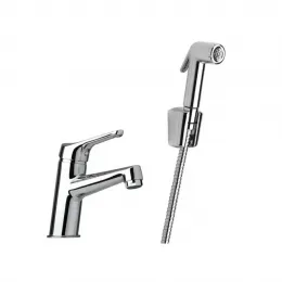 Смеситель для раковины PAINI Bios с гигиеническим душем, хром (CR)
