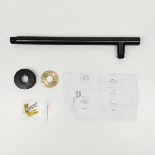 Кронштейн для верхнего душа PAINI 400 мм. круглый, хром (CR)