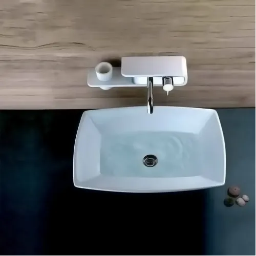 Смеситель для раковины PAINI Pad встраиваемый, хром (CR)