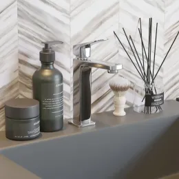 Смеситель для раковины PAINI Bari без донного клапана, хром (CR)