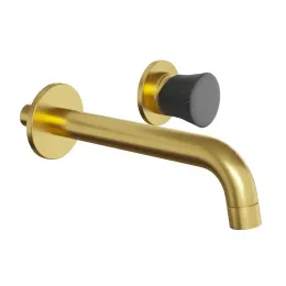 Смеситель для раковины PAINI Domus встраиваемый, брашированное золото PVD (PJ)