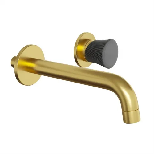 Смеситель для раковины PAINI Domus встраиваемый, брашированное золото PVD (PJ)