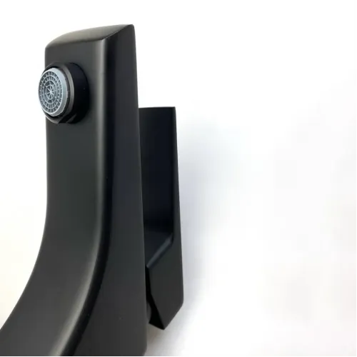 Смеситель для раковины PAINI Torre с гигиеническим душем, черный (YO)