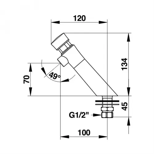 Кран порционный Presto Neo S 65200 для раковины