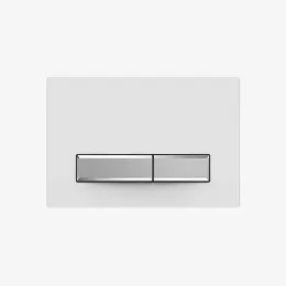 Клавиша двойного смыва URBATEC прямоугольные кнопки, глянец