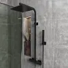Душевая система PAINI Dax-R с термостатом, черный брашированный PVD (PZ)