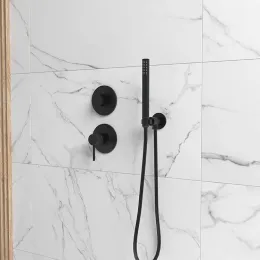 Смеситель для душа PAINI Cox встраиваемый, черный брашированный PVD (PZ)