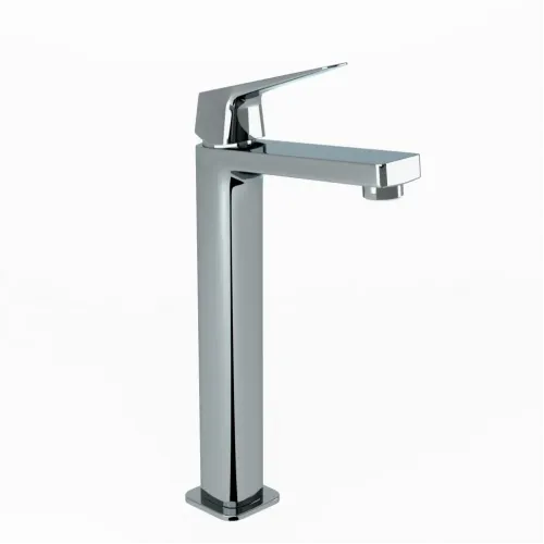 Смеситель для раковины PAINI Bari без донного клапана, высокий, хром (CR)