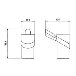 Подстаканник PAINI Morgana, хром (CR)