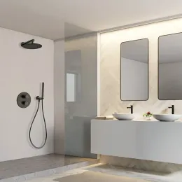 Смеситель для ванны PAINI Cox встраиваемый с термостатом, черный брашированный PVD (PZ)