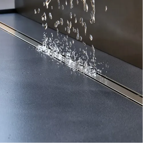 Душевой лоток PAINI Slim Line 600 мм D50, сатин хром