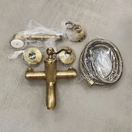 Смеситель для ванны PAINI Duomo с аксессуаром, старая бронза (F3)