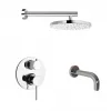 Комплект на 2 потребителя Cox PAINI, для ванны с верхним душем, хром