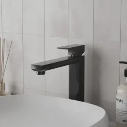 Смеситель для раковины PAINI Grazia без донного клапана, черный брашированный PVD (PZ)