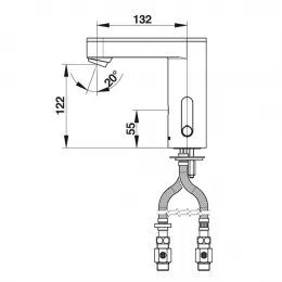Смеситель бесконтактный Presto So'o 56208