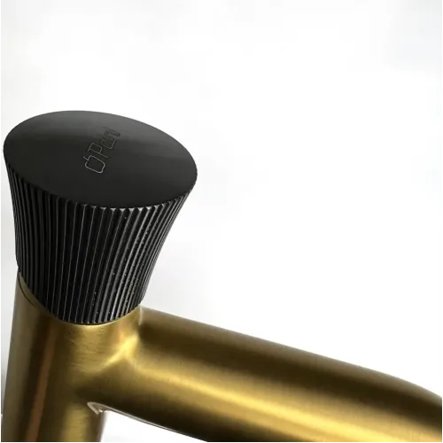 Смеситель для раковины Domus без донного клапана, брашированное золото PVD (PJ)