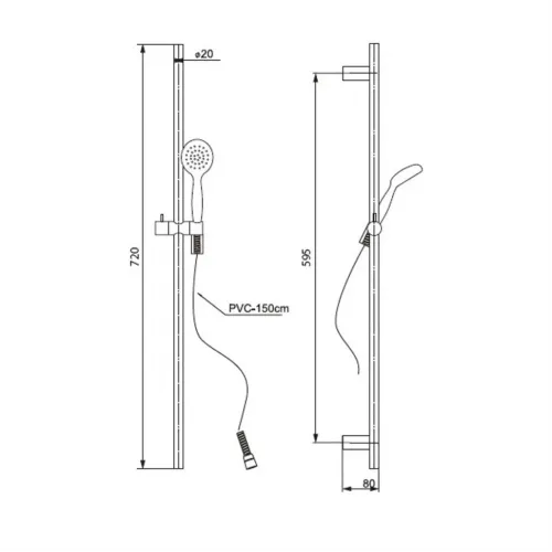Комплект смесителей PAINI Viva Style 3в1, для раковины и ванны с гарнитуром