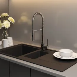 Смеситель для кухни PAINI Cox гибкий излив, хром (CR)