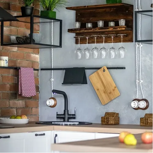 Смеситель для кухни PAINI Arena на 3 воды, черный (YO)