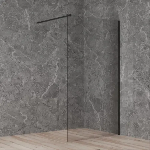 Душевая перегородка 110x195 стекло прозрачное