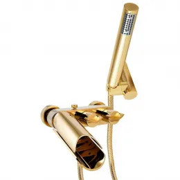 Смеситель для ванны PAINI Morgana с аксессуаром, золото PVD (OP)