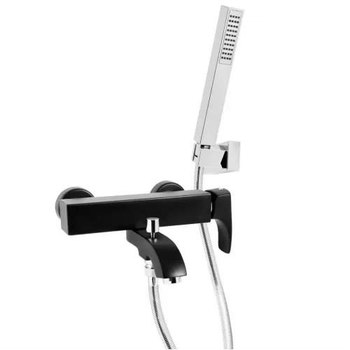 Смеситель для ванны PAINI Lady с аксессуаром, черный (YO)