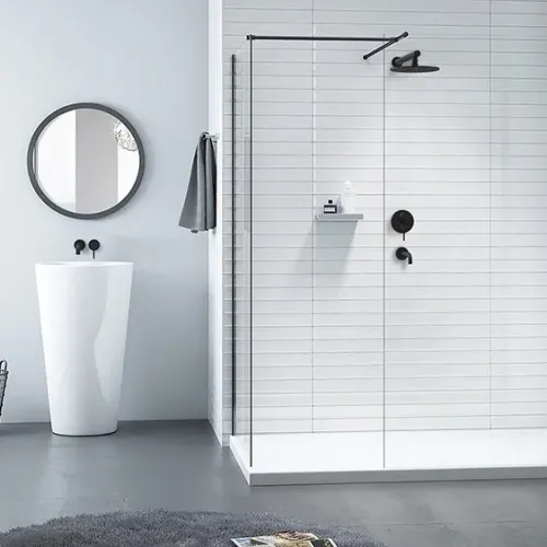 Кронштейн для верхнего душа PAINI 350 мм. круглый, черный брашированный PVD (PZ)