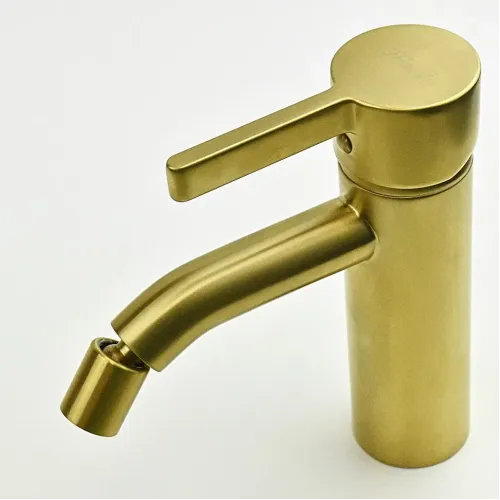 Смеситель для биде PAINI Brera без донного клапана, брашированное золото PVD (PJ)