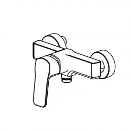 Смеситель для душа PAINI Viva Style без аксессуара, черный (YO)