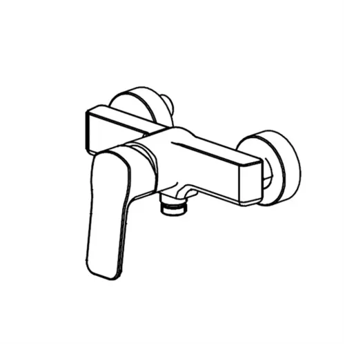 Смеситель для душа PAINI Viva Style без аксессуара, черный (YO)