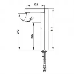 Смеситель для раковины Presto So'o 56201