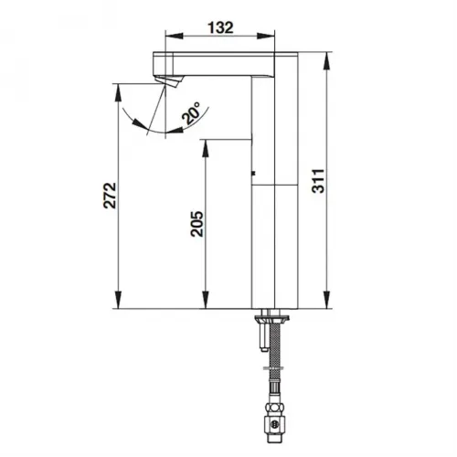 Смеситель для раковины Presto So'o 56201