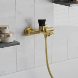 Смеситель для ванны PAINI Domus без аксессуаров, брашированное золото PVD (PJ)