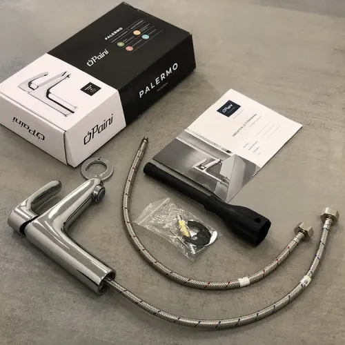 Смеситель для раковины PAINI Palermo без донного клапана, хром (CR)