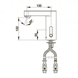 Смеситель бесконтактный Presto So'o 56196