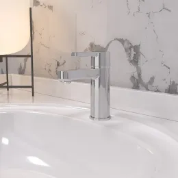 Смеситель для раковины PAINI Arena с донным клапаном, хром (CR)