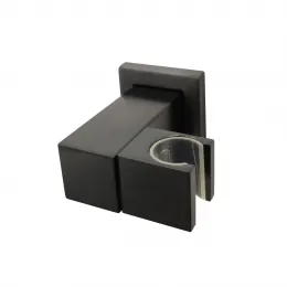 Вывод для воды PAINI квадратный, черный брашированный PVD (PZ)