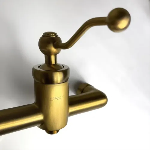 Смеситель для душа PAINI Duomo без аксессуаров, брашированное золото PVD (PJ)