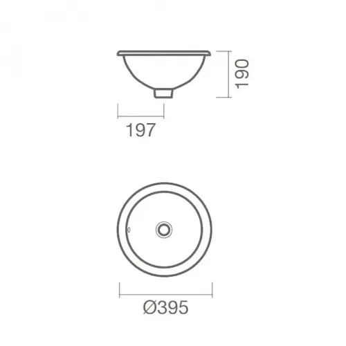 Раковина встраиваемая раковина Sanitana JARA 39