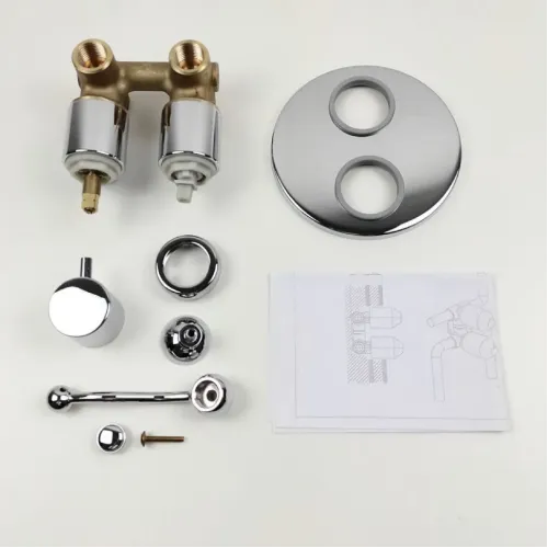 Смеситель для ванны PAINI Duomo встраиваемый, хром (CR)