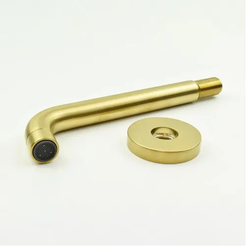 Излив PAINI Cox 190 мм. встраиваемый, брашированное золото PVD