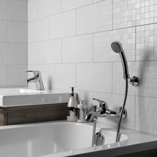 Смеситель для раковины PAINI Smile без донного клапана, хром (CR)