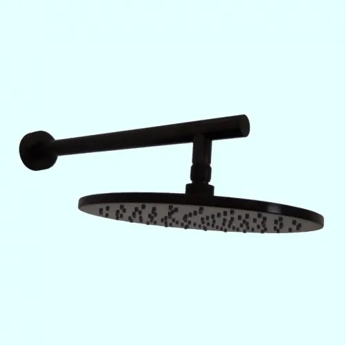 Верхний душ PAINI, круглый, латунь, 25 см, черный (YO)