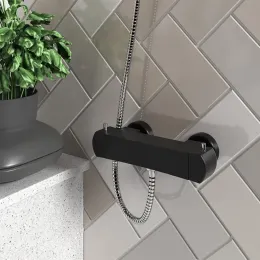 Смеситель для душа PAINI Lady с термостатом, черный (YO)