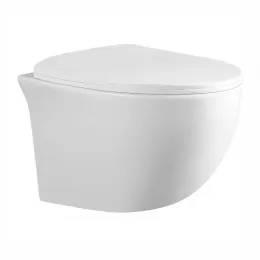 Унитаз подвесной URBATEC BRERA, безободковый, с сиденьем микролифт