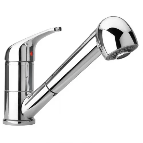 Смеситель для кухни PAINI Creta выдвижной излив, хром (CR)