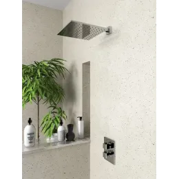 Верхний душ PAINI, металл, квадратный, 300 мм, хром (CR)