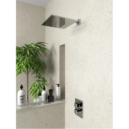 Верхний душ PAINI, металл, квадратный, 300 мм, хром (CR)